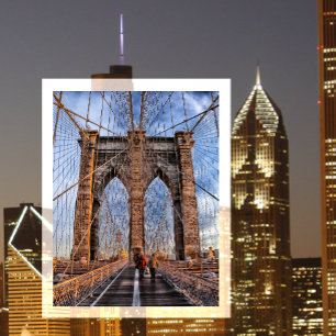 Brooklyn Bridge, New York City Postcard