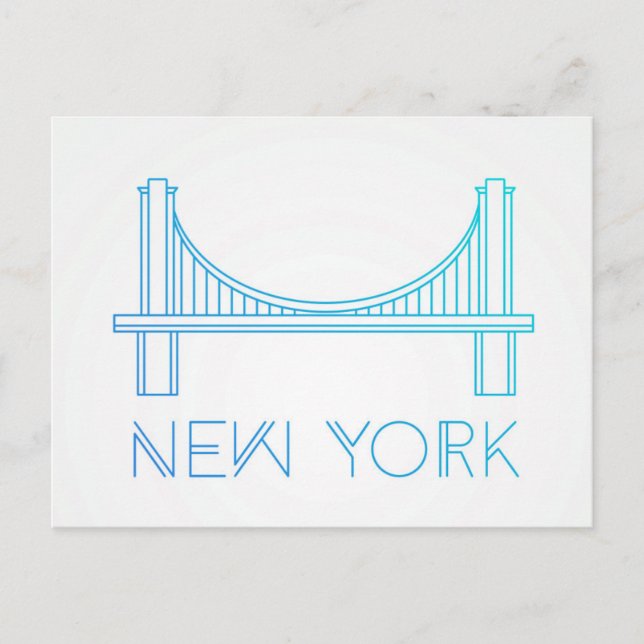 Brooklyn Bridge | New York City Postcard (Front)