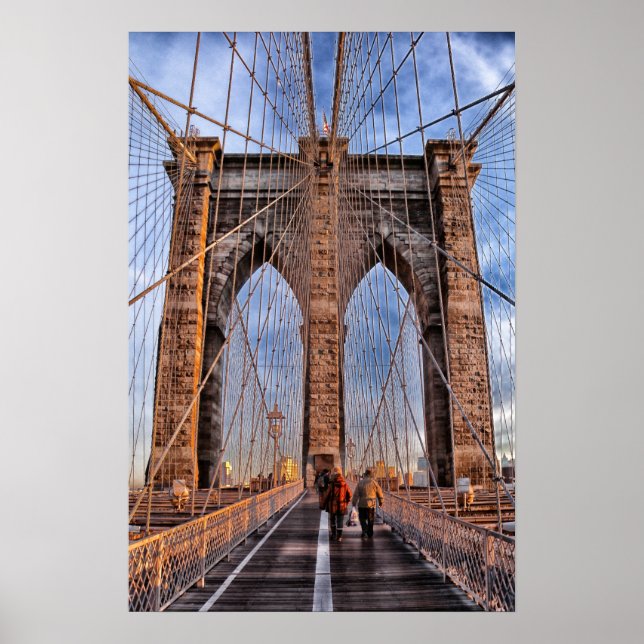 Brooklyn Bridge New York City Poster (Front)