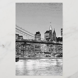 Brooklyn Bridge New York City Stationery