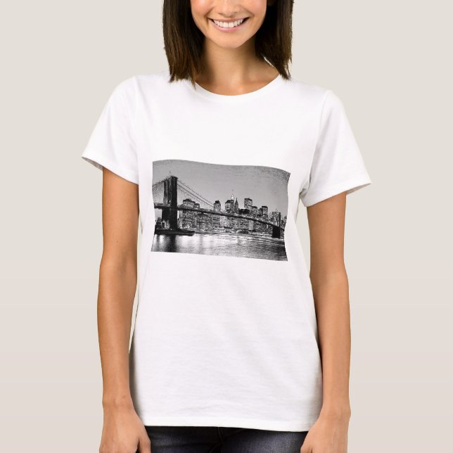 Brooklyn Bridge New York City T-Shirt (Front)