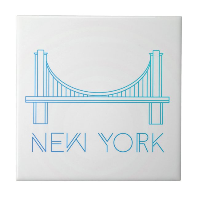 Brooklyn Bridge | New York City Tile (Front)