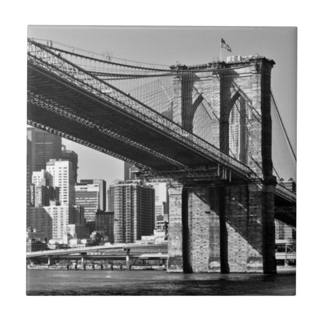 Brooklyn Bridge New York City Tile (Front)