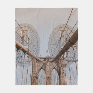 BROOKLYN BRIDGE NEW YORK FLEECE BLANKET
