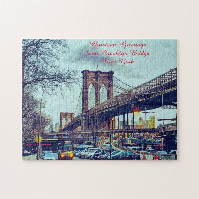 Brooklyn Bridge New York.  Jigsaw Puzzle (Horizontal)