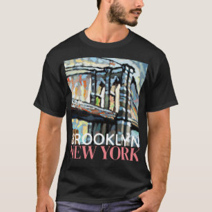 Brooklyn Bridge New York, men's T-Shirt 2