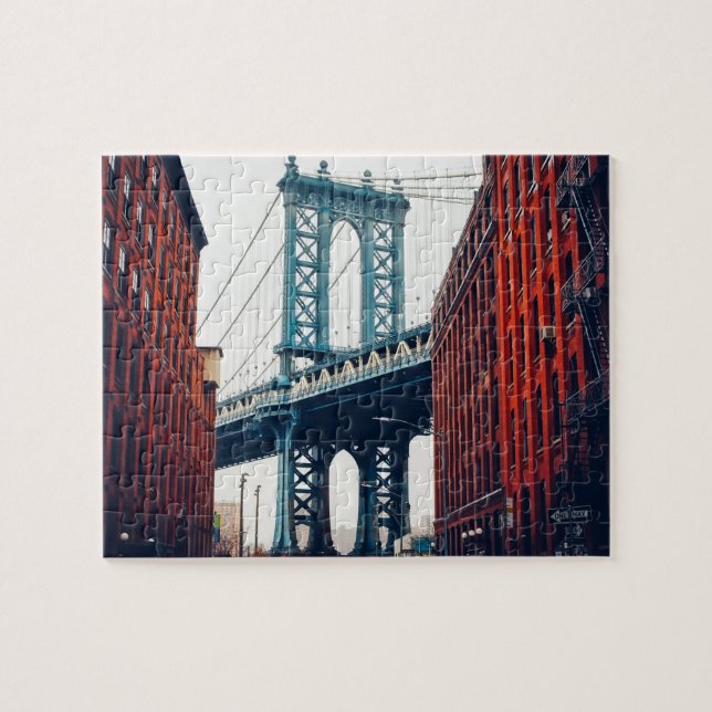 Brooklyn Bridge New York Photo Jigsaw Puzzle (Horizontal)