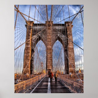 Brooklyn Bridge, New York Poster