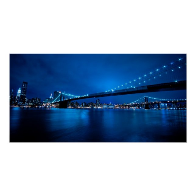 Brooklyn Bridge, New York Poster (Front)