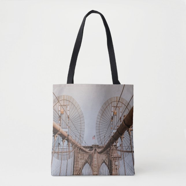 BROOKLYN BRIDGE NEW YORK TOTE BAG (Front)