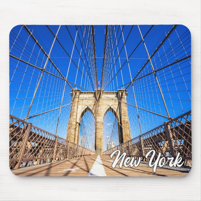 Brooklyn Bridge, New York, USA Mouse Mat (Front)