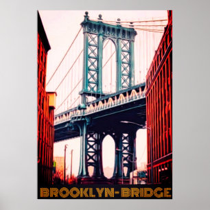 Brooklyn Bridge Newyork Poster
