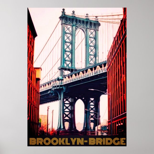 Brooklyn Bridge Newyork Poster (Front)