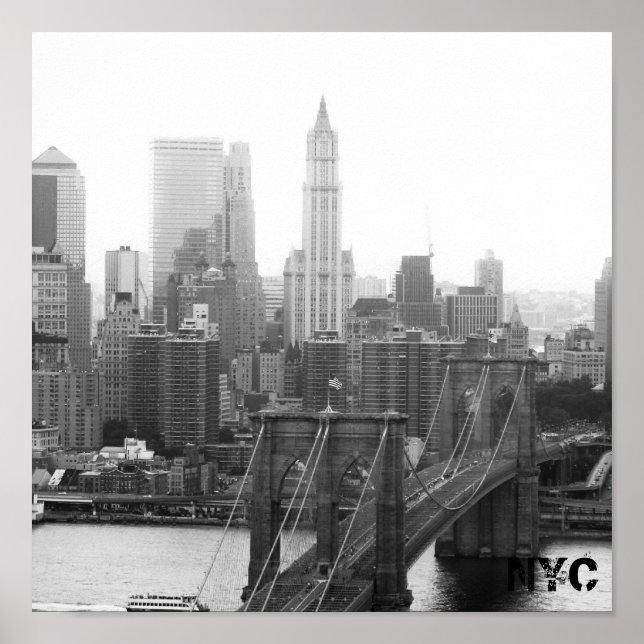 brooklyn bridge NYC Poster (Front)