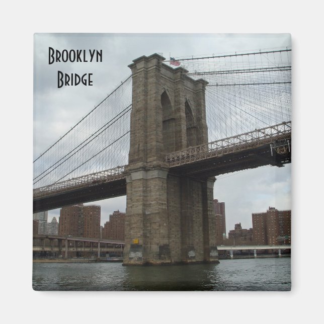 Brooklyn Bridge Photo Magnet New York (Front)
