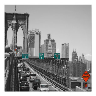 Brooklyn bridge photo print