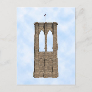 Brooklyn Bridge Pillar: 3D Model: Postcard