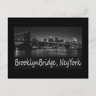 brooklyn bridge postcard