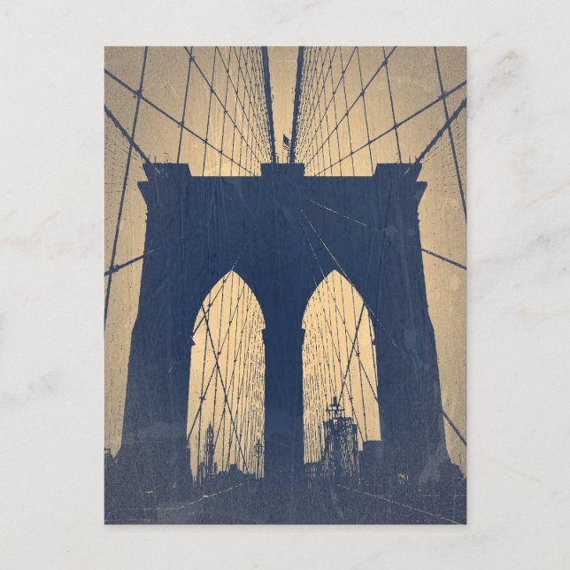Brooklyn Bridge Postcard (Front)