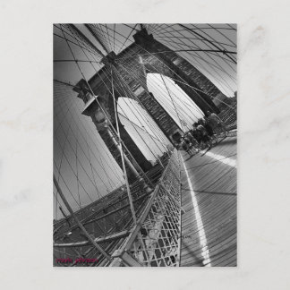 brooklyn bridge postcard