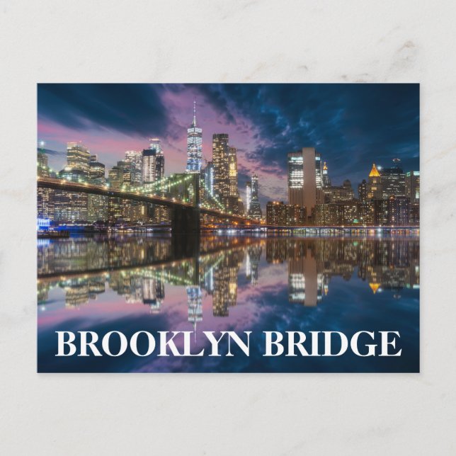 Brooklyn Bridge Postcard (Front)