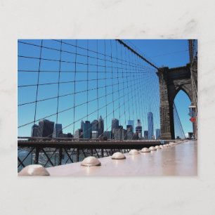 Brooklyn bridge postcard