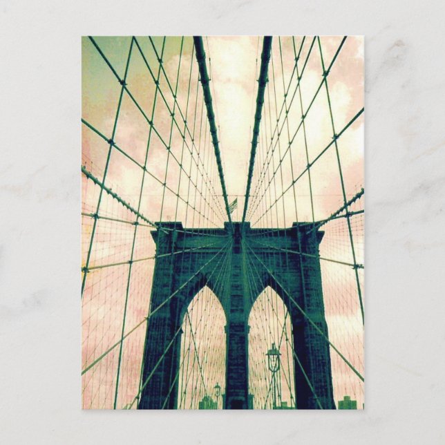 brooklyn bridge postcard (Front)