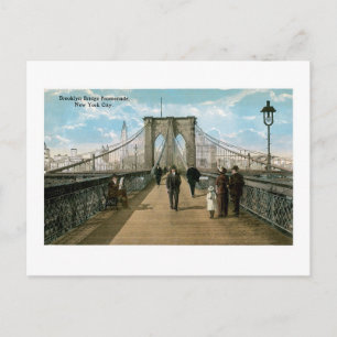 Brooklyn Bridge Promenade Postcard