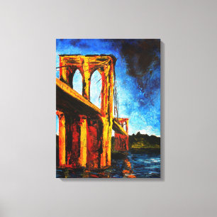 Brooklyn Bridge to Utopia 2009 Canvas Print