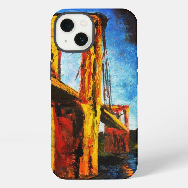 Brooklyn Bridge to Utopia 2009 iPhone Case (Back)