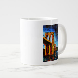 Brooklyn Bridge to Utopia 2009 Large Coffee Mug