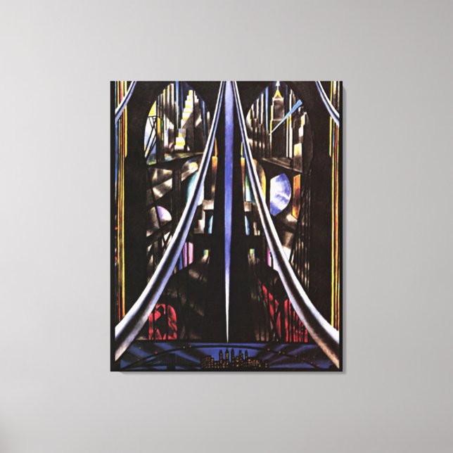 Brooklyn Bridge, Variation on an Old Theme Canvas Print (Front)