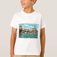 Brooklyn Bridge, Woolworth and Municipal...