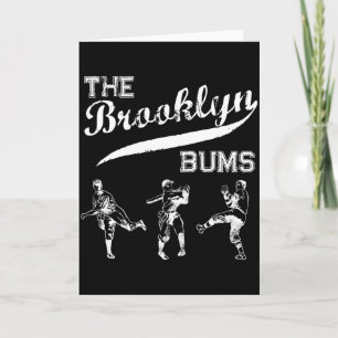Brooklyn Bums New York Baseball Fan T Shirt Card