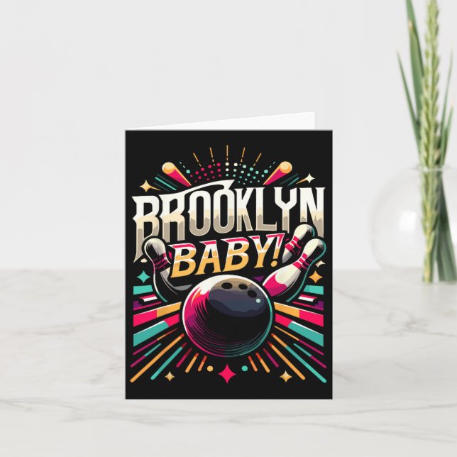 Brooklyn By Bowling Shirts  Card (Front)