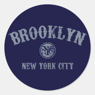 *Brooklyn Classic Round Sticker