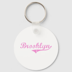 Brooklyn Classic Style Name Key Ring