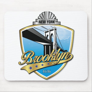 Brooklyn Design Gold Mouse Mat