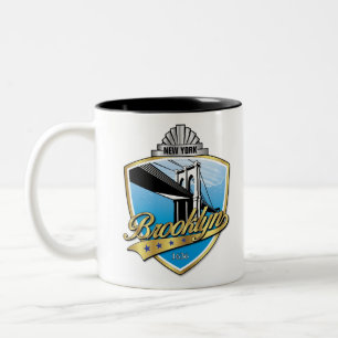 Brooklyn Design Gold Two-Tone Coffee Mug