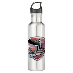 Brooklyn Design Silver 710 Ml Water Bottle