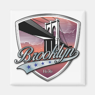 Brooklyn Design Silver Magnet