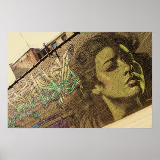 Brooklyn Graffitti Wall Poster