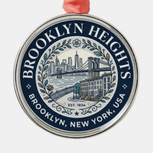 Brooklyn Heights, Brooklyn, New York, USA USA Metal Tree Decoration