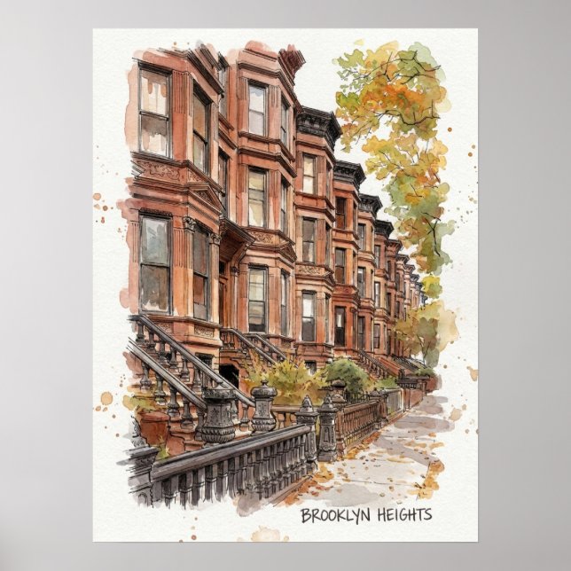 Brooklyn Heights Brooklyn Poster (Front)