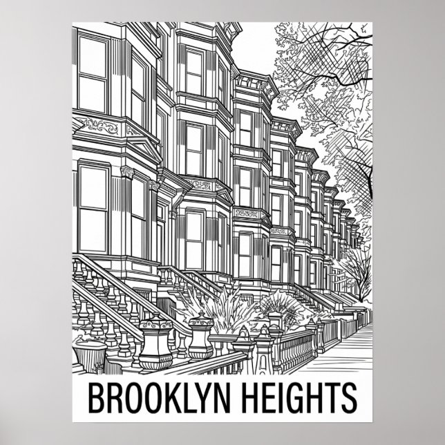 Brooklyn Heights Brooklyn Poster (Front)