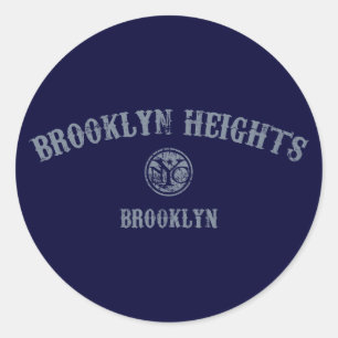 Brooklyn Heights Classic Round Sticker