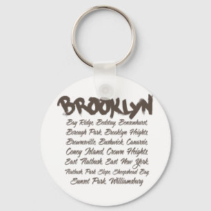 Brooklyn Hoods Key Ring