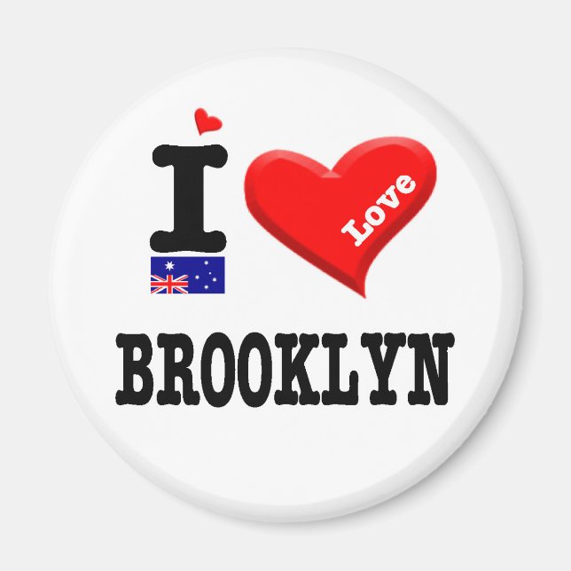 BROOKLYN - I Love Magnet (Front)
