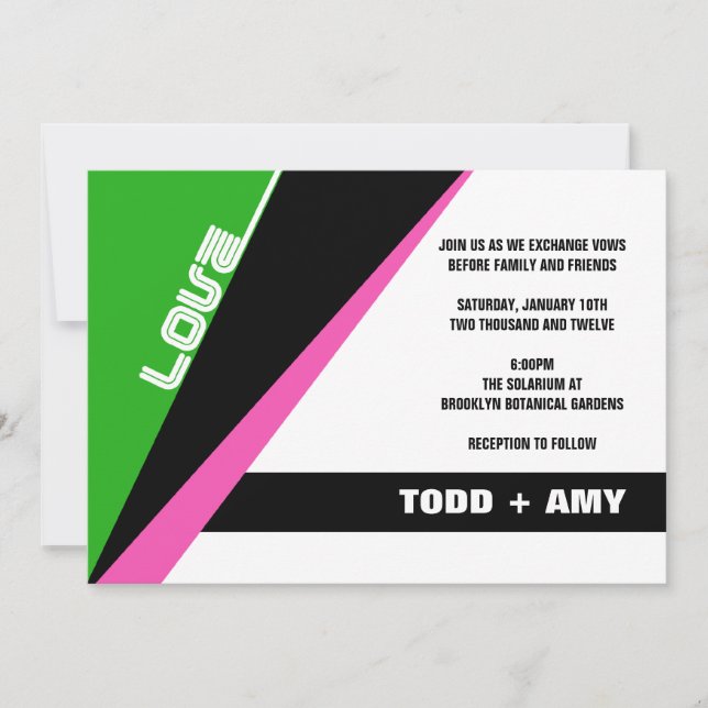 Brooklyn Invite:  Lime Berry Invitation (Front)