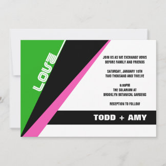 Brooklyn Invite:  Lime Berry Invitation